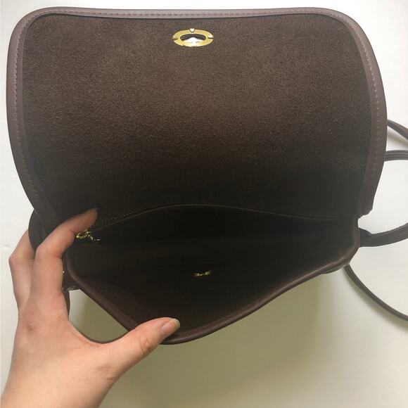 LIKE NEW Vintage Coach Dinky Bag 9375 Mahogany Costa Rica 2000 - Picture 9 of 10